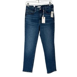 Good American Good Classic Jeans Blue High Rise Skinnyish Fit 8 / 29 NWT Women's